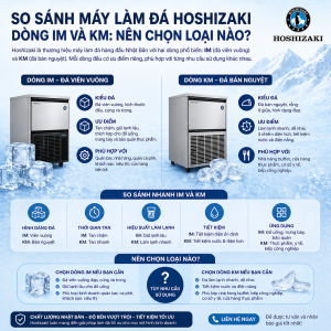 SO SÁNH MÁY LÀM ĐÁ HOSHIZAKI