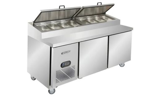 Bàn lạnh pizza Berjaya 1m8 (có nắp đậy) BS2D/PCF6/Z