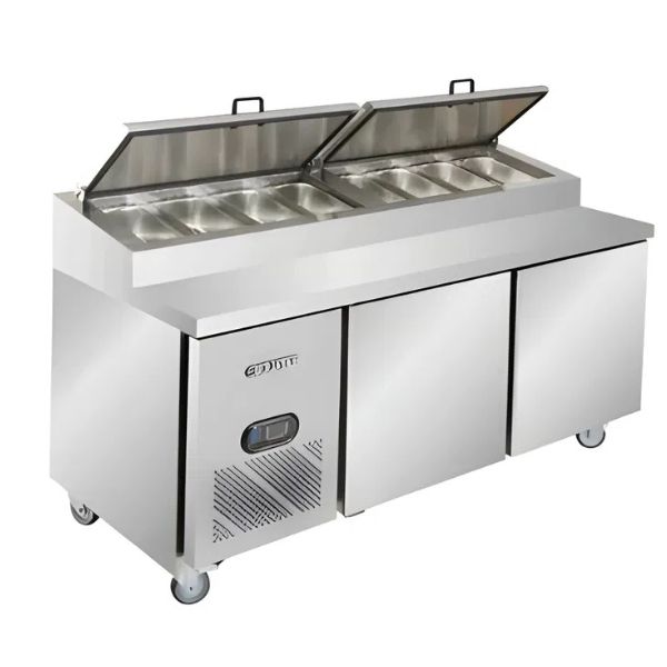 Bàn lạnh pizza Berjaya 1m8 (có nắp đậy) BS2D/PCF6/Z