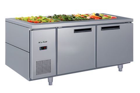 Bàn salad Klaus KCCS-C-2D-15