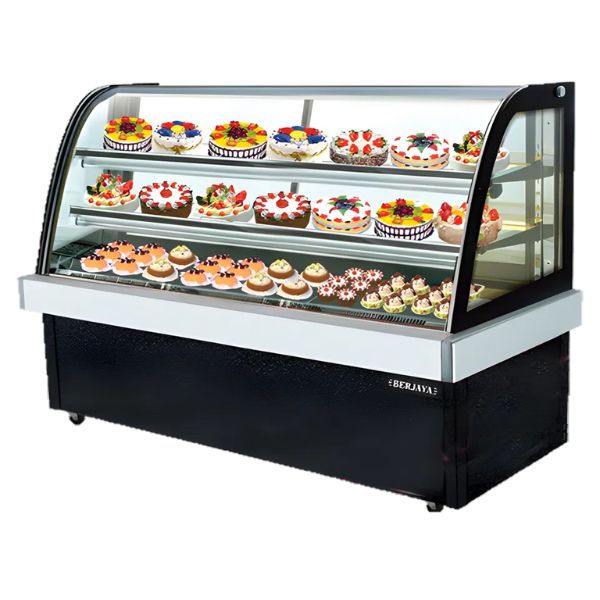 Tủ bánh Berjaya kính cong 2m4 CCS24SB13-2FB