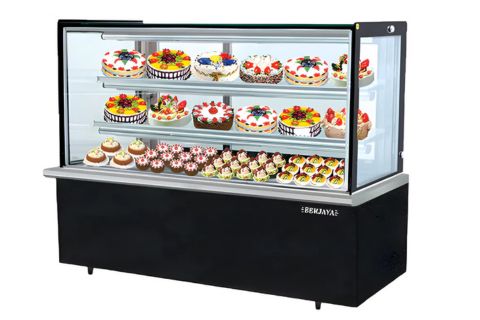 Tủ trưng bày bánh Berjaya kiếng vuông 2m4 RCS 24-SB13-2FB