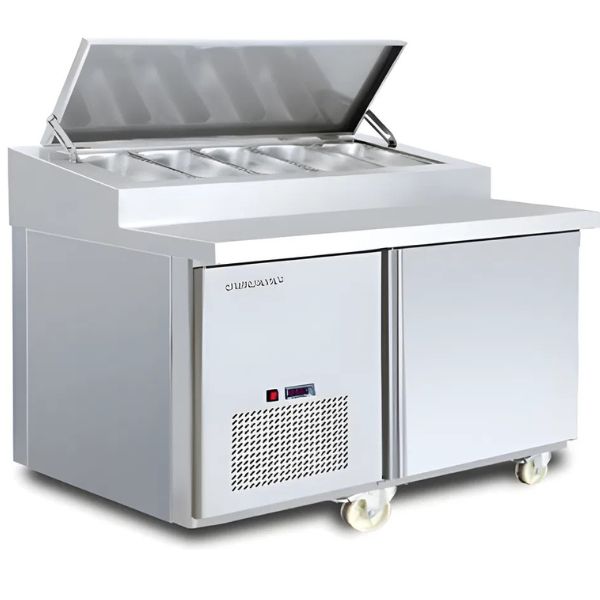 Bàn lạnh pizza BERJAYA 1m2 (có nắp đậy) BS1D/PCF4/Z