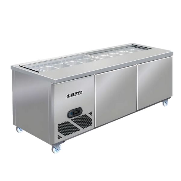 Bàn salad Berjaya 1m8 BS2D/SSCF6/Z