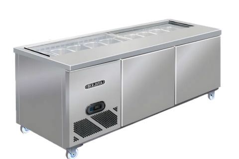 Bàn salad Berjaya 1m8 BS2D/SSCF6/Z