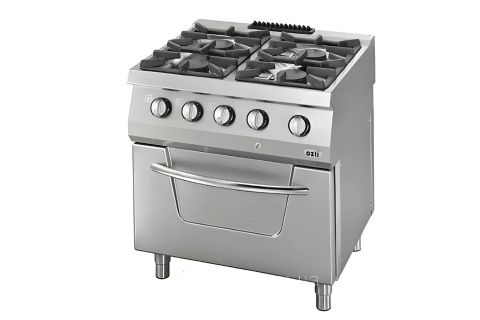 Bếp Âu 4 họng có lò nướng Ozti OSOGF 8070L
