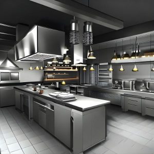 Bếp Hầm Điện Công Nghiệp Inox 304