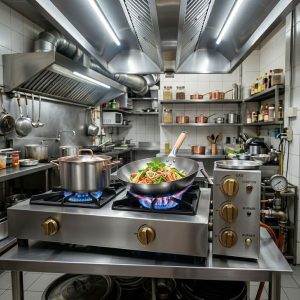 Bếp Nướng Bằng Ga Công Nghiệp