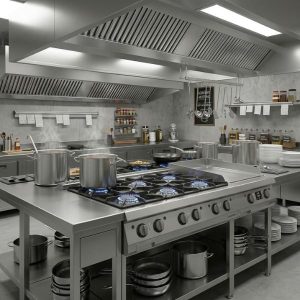 Bếp ga công nghiệp cho nhà hàng