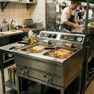 bếp chiên dầu công nghiệp