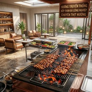 Bếp than đá công nghiệp