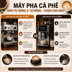 máy pha cà phê tự động