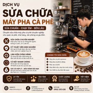 sửa chữa máy pha cà phê
