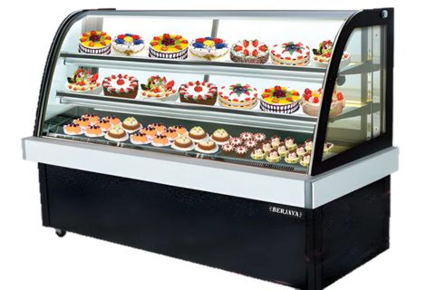Tủ bánh Berjaya kính cong 1m8 CCS18SB13-2FB