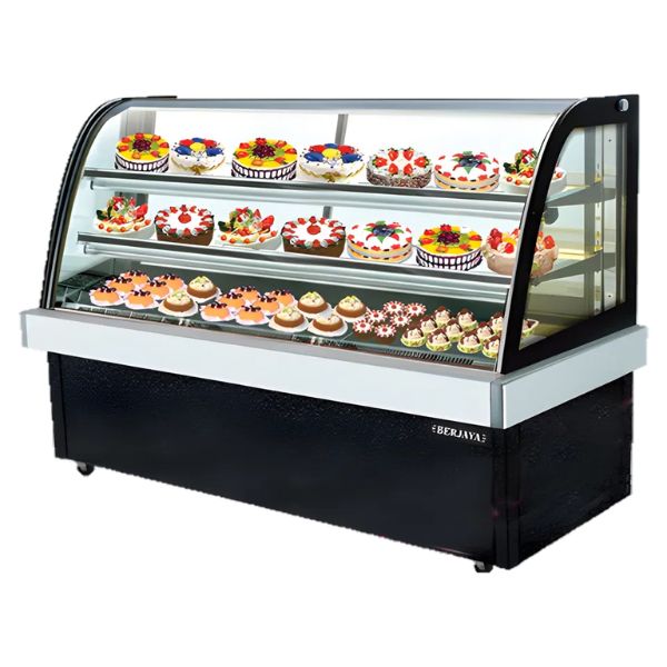 Tủ bánh Berjaya kính cong 1m8 CCS18SB13-2FB