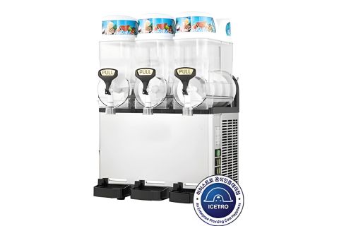 Máy làm lạnh nước trái cây - Máy làm Slush 3 ngăn Icetro SSM 420