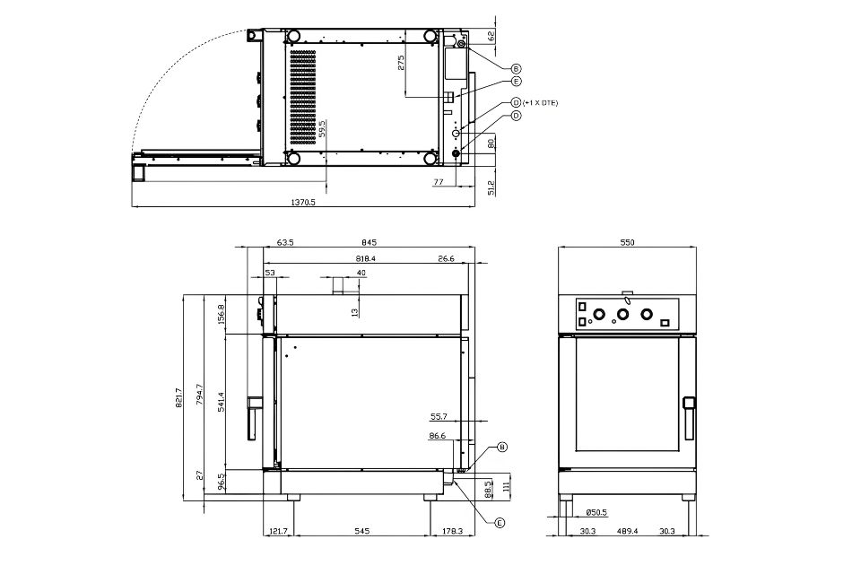 Lò nướng đối lưu 10 khay Lotus TL106-DAE