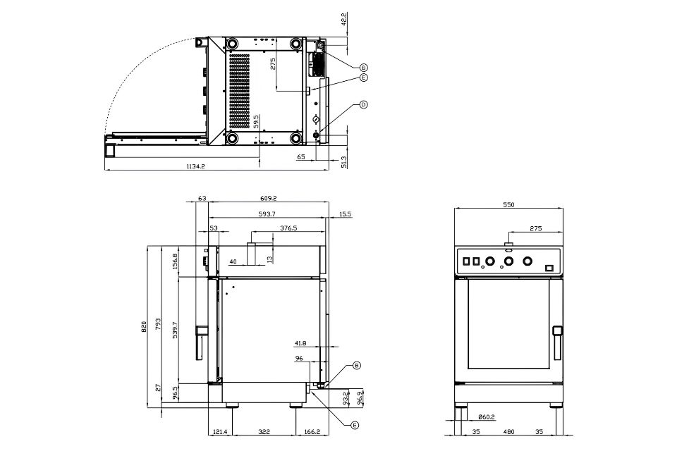 Lò nướng đối lưu 10 khay Lotus TL236-DAE